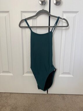 Jolyn Gavin 2 Teal Contrast One-Piece Swimsuit